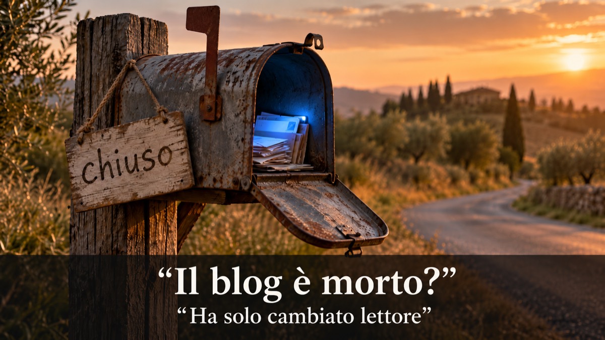 Il blog è morto? No. È cambiato il motivo per cui lo scrivi.